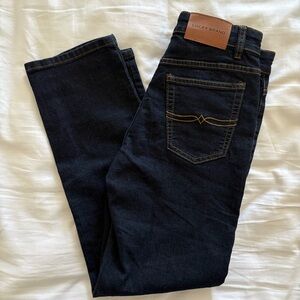 NWT Lucky Brand Classic Straight Stretch Jeans Slim Fit Size 10 Women Dark Wash